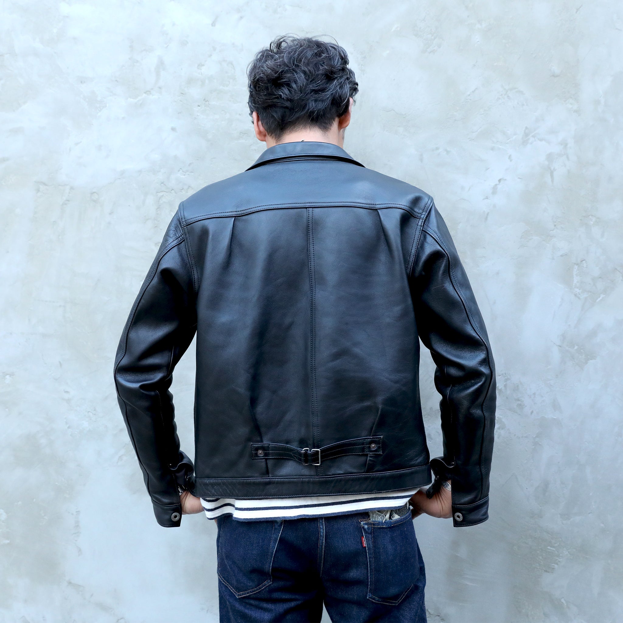 JELADO 44Leather Jacket(44レザージャケット) Horse hide Semi