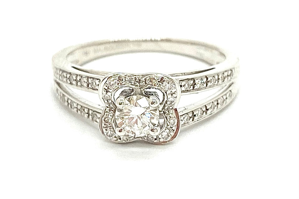 MAUBOUSSIN 【モーブッサン】K18WGダイヤモンドリング (NO.48111