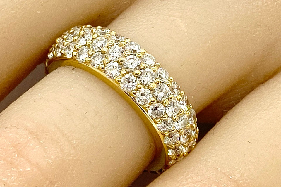 Diamond K18ダイヤモンドエタニティリング (NO.48306) – JEX宝石