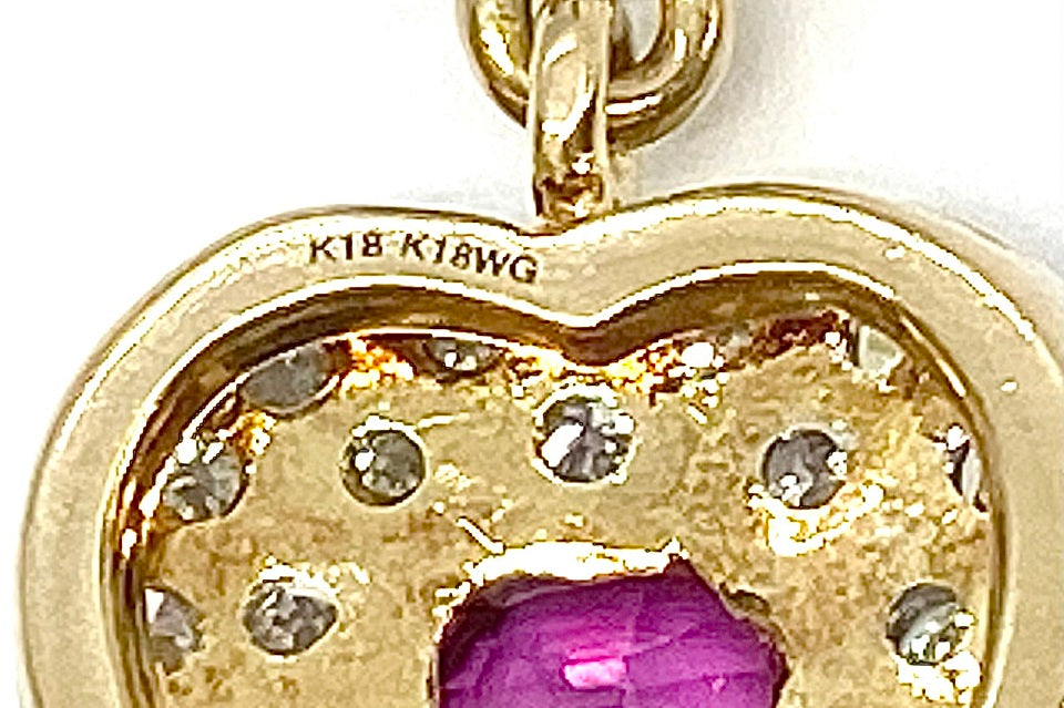 Ruby K18ルビー エメラルド ダイヤモンドピアス (NO.61705) – JEX宝石