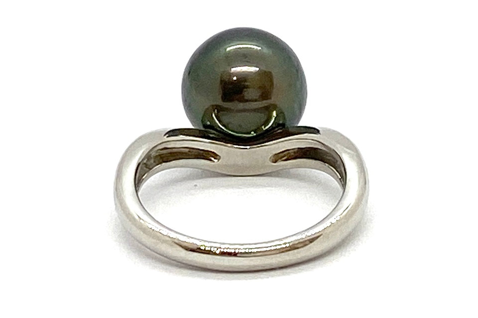 MIKIMOTO 【ミキモト】Pt950黒蝶パールリング (NO.61617) – JEX宝石