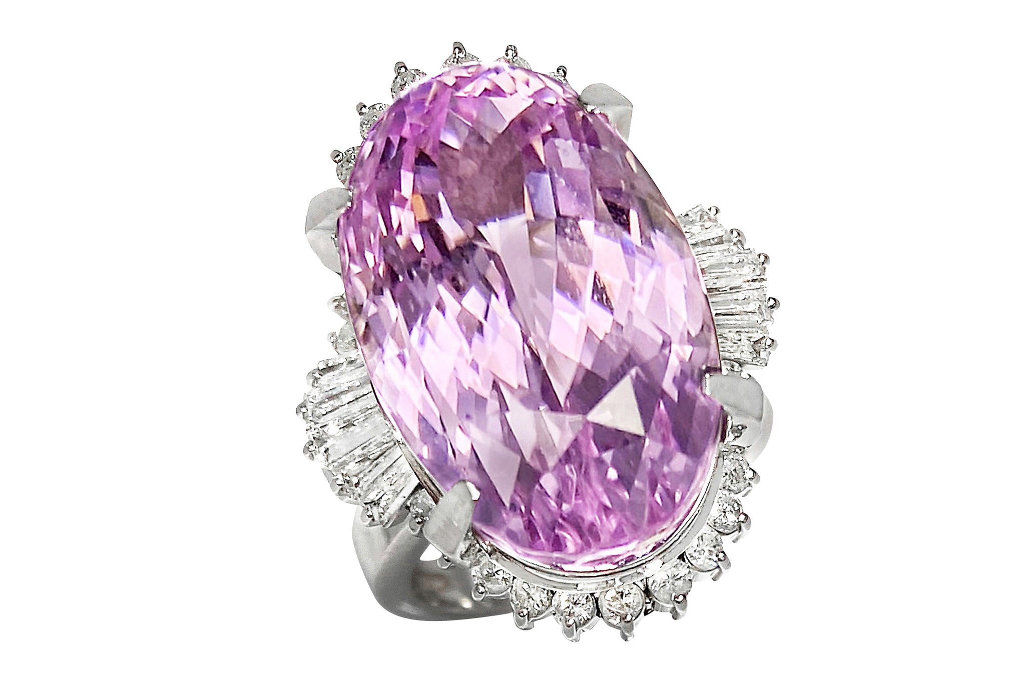 Kunzite Pt900クンツァイト ダイヤモンドリング (NO.48751) – JEX宝石