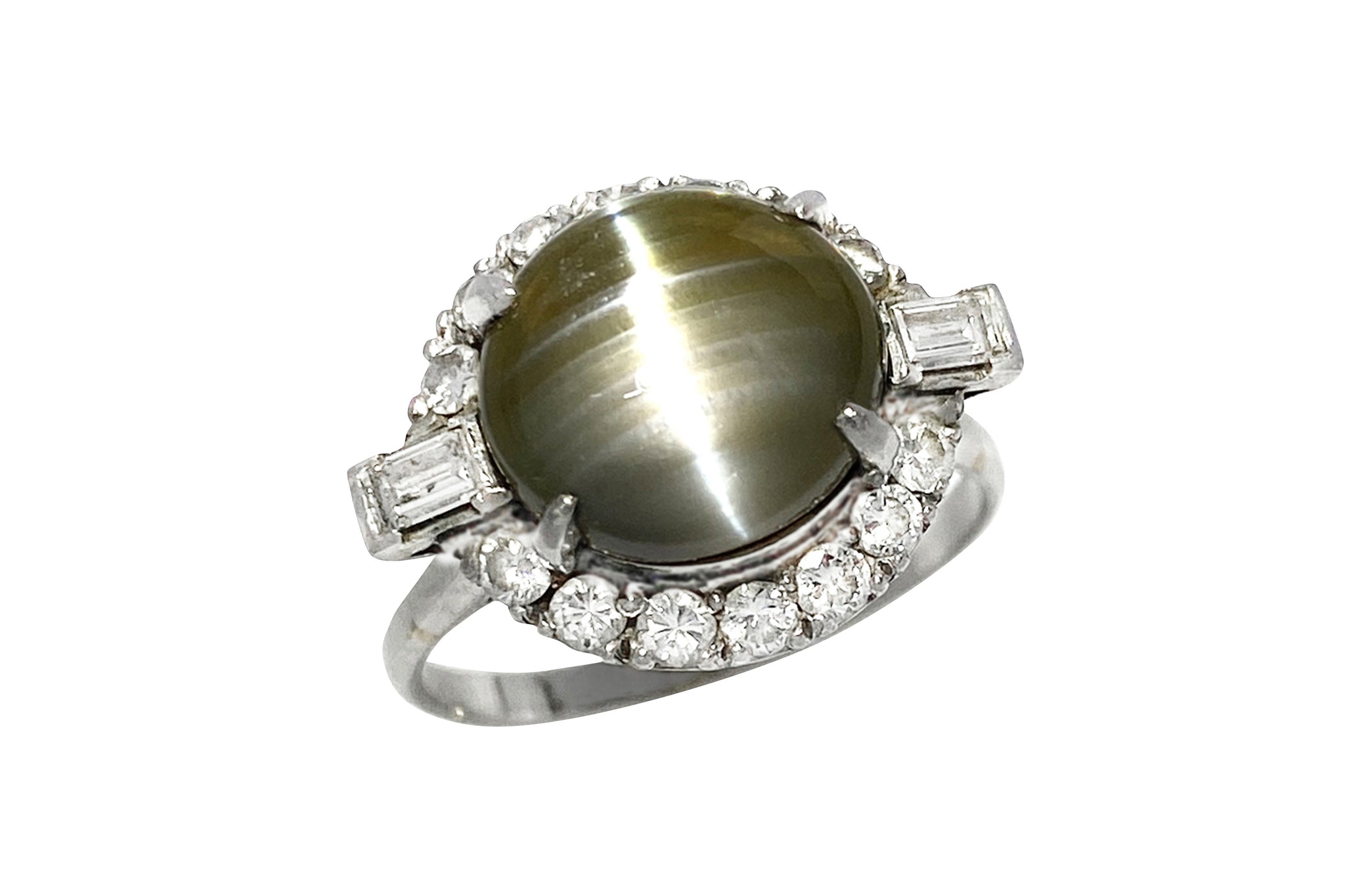 Chrysoberyl Cat's Eye Ptクリソベリルキャッツアイ ダイヤモンド