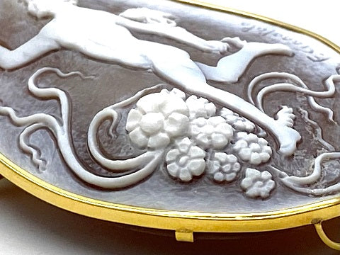 Filippo Garofalo【フィリッポ ガロファロ】K18シェルカメオペントップ