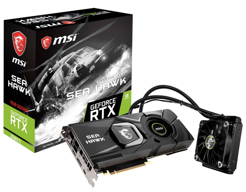 MSIから簡易水冷RTX 2080 Tiグラフィックボード「MSI GeForce RTX 2080