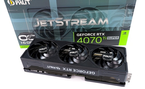 Palit GeForce RTX 4070 Ti SUPER JetStream OC」をレビュー。12万円台