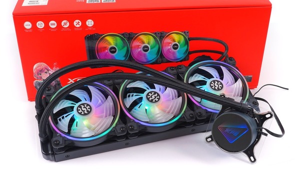 XPG LEVANTE X 360」をレビュー。定番Asetek製水冷ヘッドのAIO水冷CPU