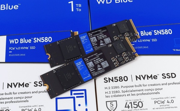 WD Blue SN580 1TB / 2TB」をレビュー。高コスパ・低消費電力な