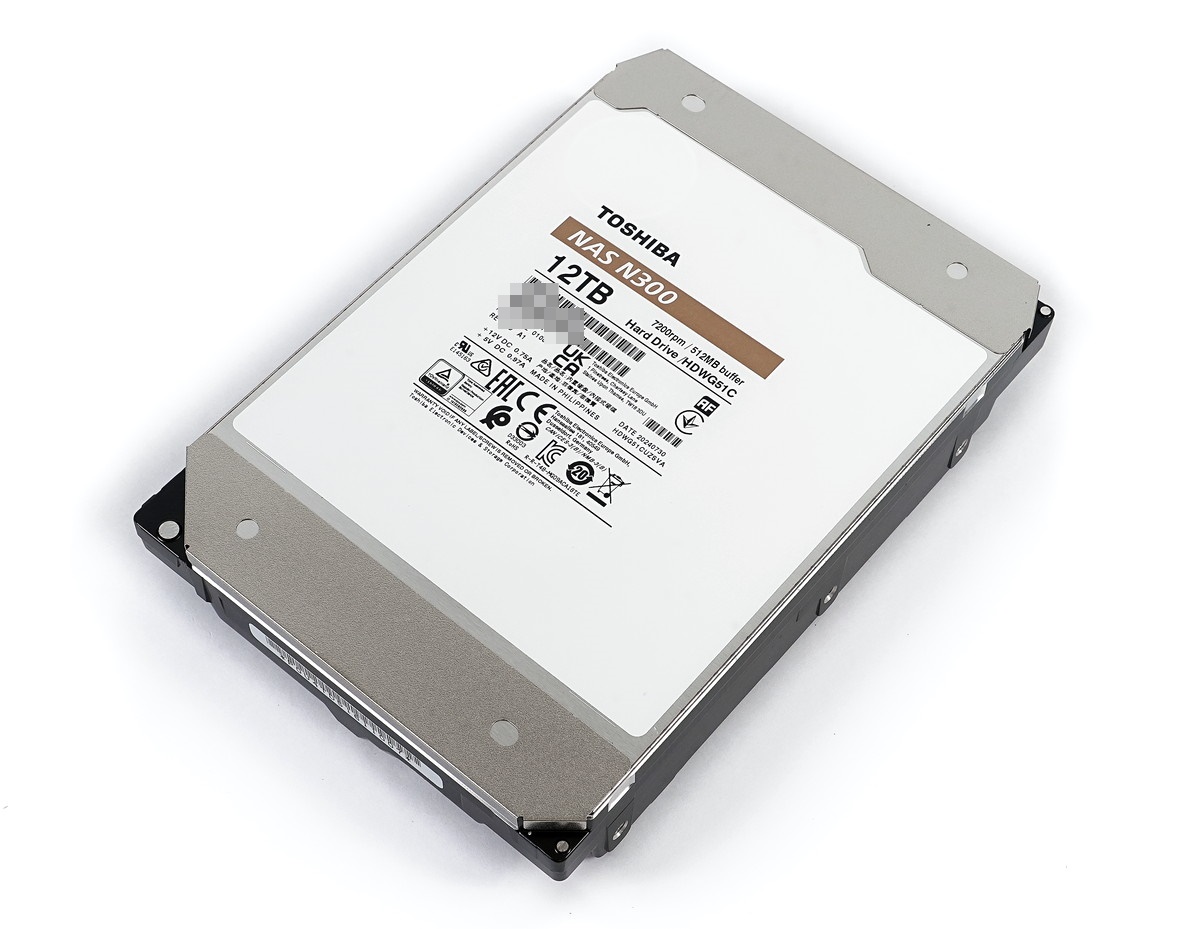 TOSHIBA N300 NAS HDD 12TB」をレビュー。EP並みの高信頼設計で製品