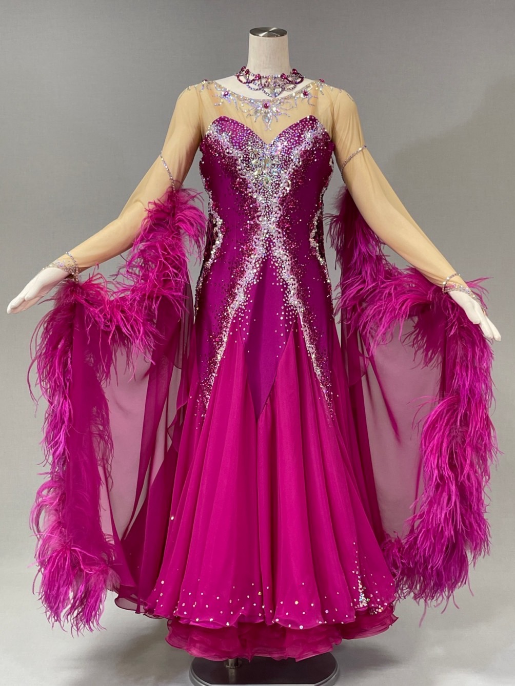 社交ダンスチャコット 社交ダンス スタンダードドレス チャコット凛舞