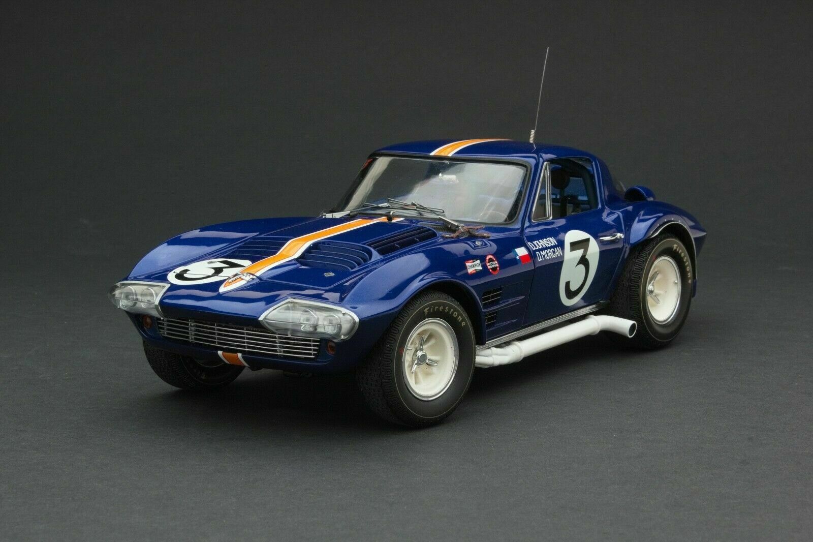 Exoto 1963 Corvette Grand Sport Sebring 12 hr. Johnson/Morgan 1:18