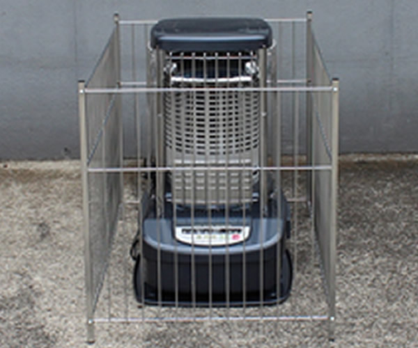 200V電気〉パラソルパティオヒーター(テーブル無タイプ)【UFO君