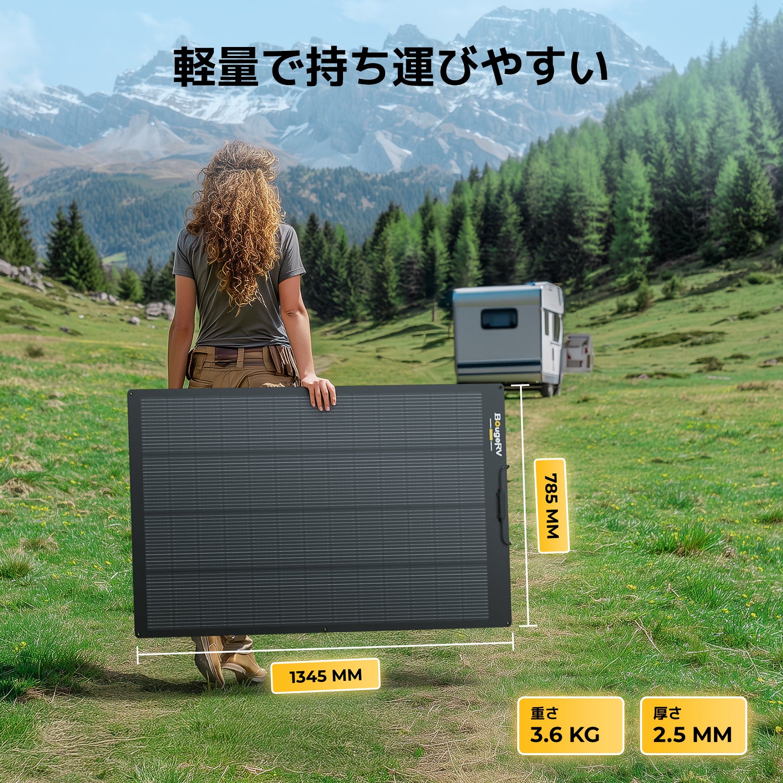 BougeRV Arch Pro 200W ソーラーパネル – BougeRV JP