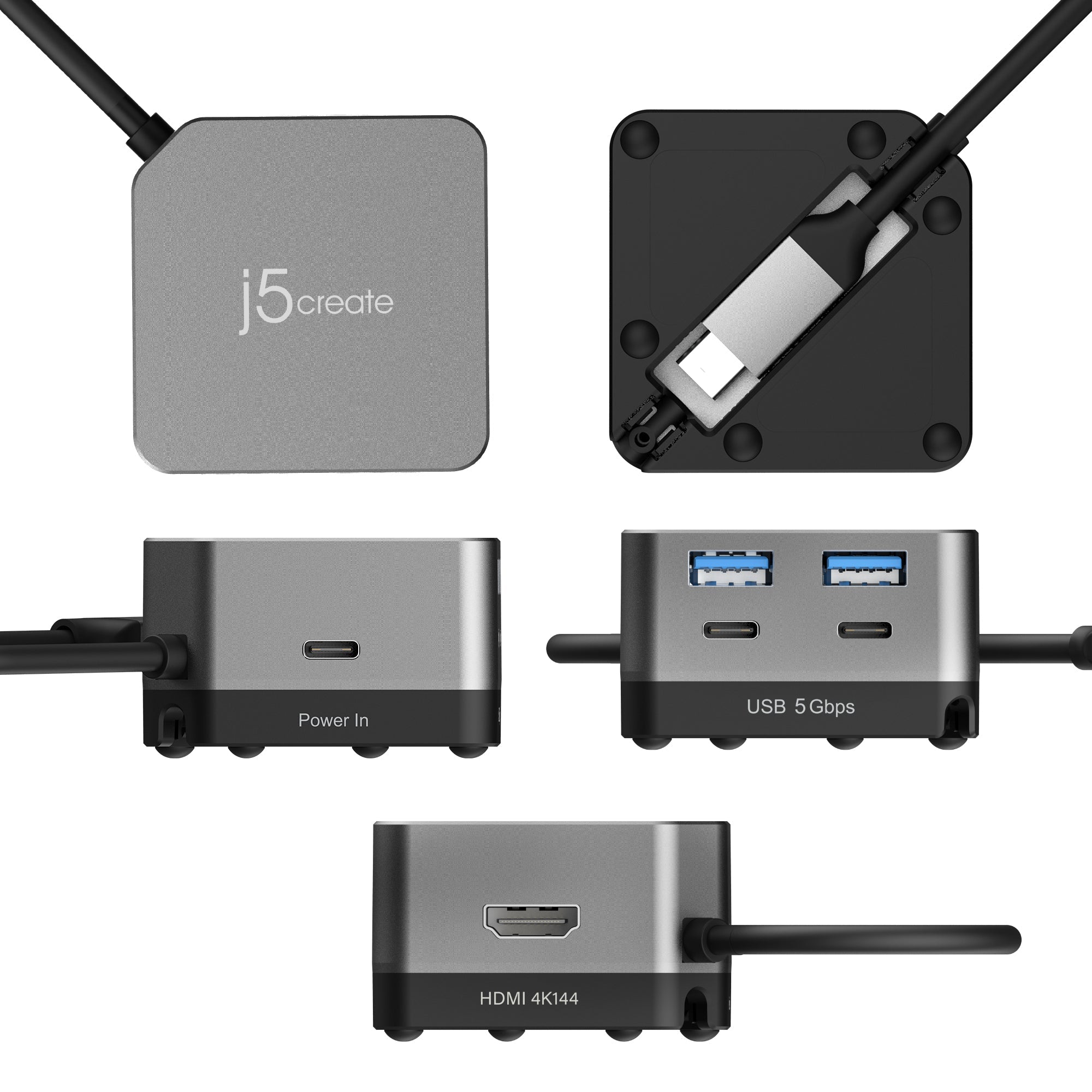 JCD361 USB-C to 4K144Hz HDMI+PD100W 6in1 マルチハブ – new-jp-j5create