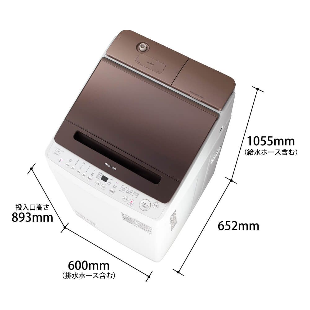 ES-SW11J | 洗濯機：シャープ