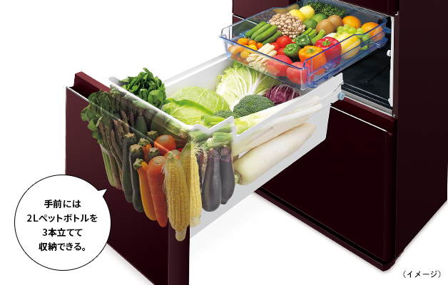 特長 | SJ-GT48C | 冷蔵庫トップ：シャープ