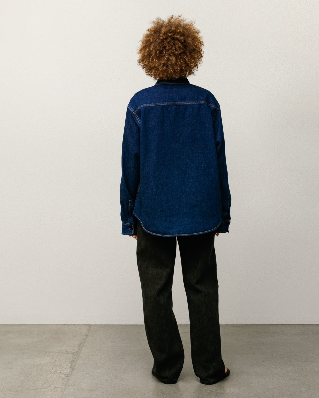 Work Denim Shirt – Dark Denim | Tops & Shirts | Stüssy Japan