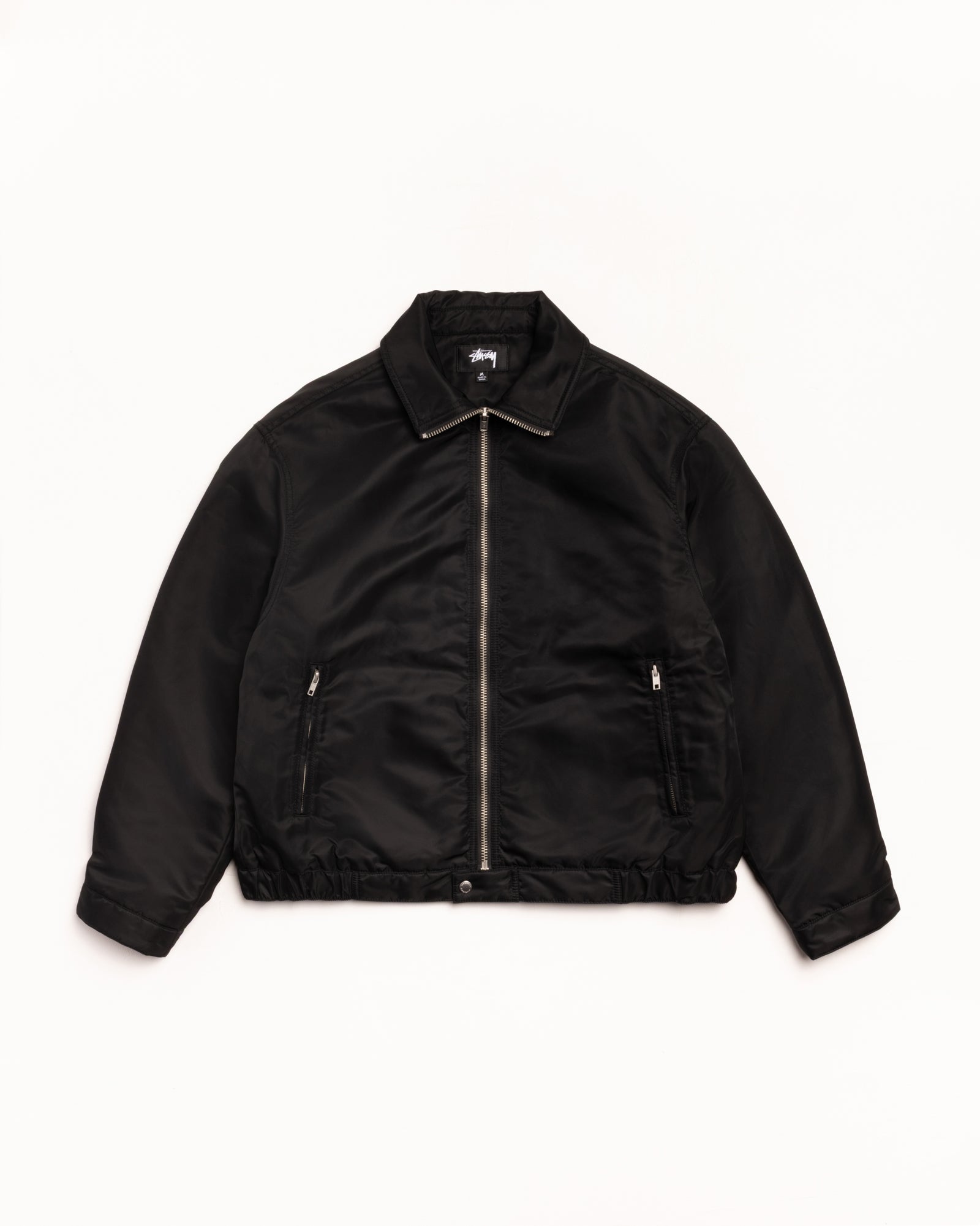 Pile Lined Zip Jacket – Black | Outerwear | Stüssy Japan