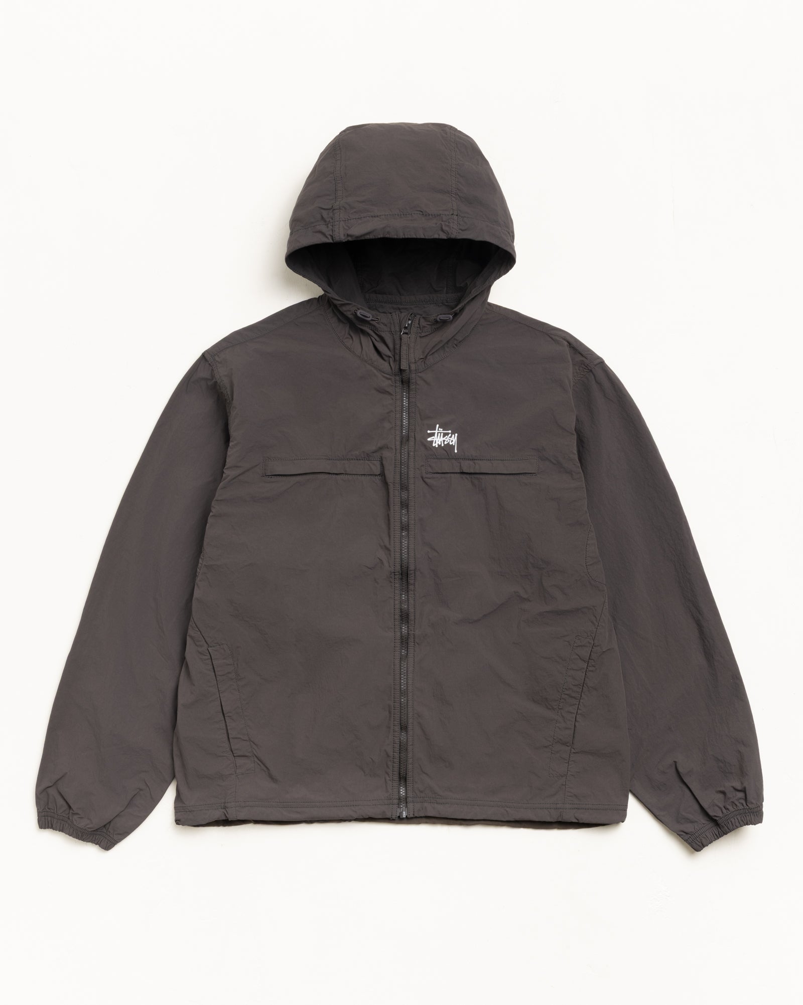 Lightweight Hooded Jacket – Brown | Outerwear | Stüssy Japan