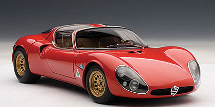 Alfa Romeo Tipo 33 Stradae - ダイキャストモデル - AutoArt 70191
