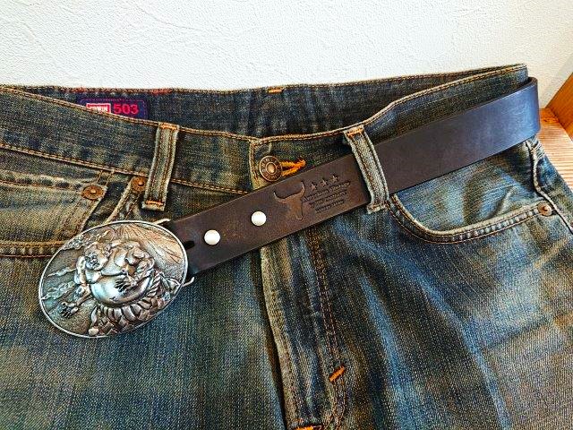 JUN COMPANYオリジナルデザイントップバックル 【横綱と富士山】 JC