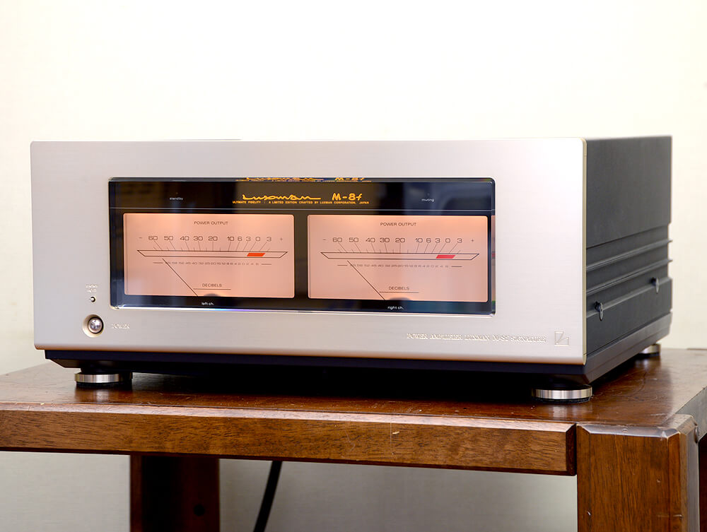 LUXMAN M-8f パワーアンプ / 札幌の中古オーディオ・レコード販売