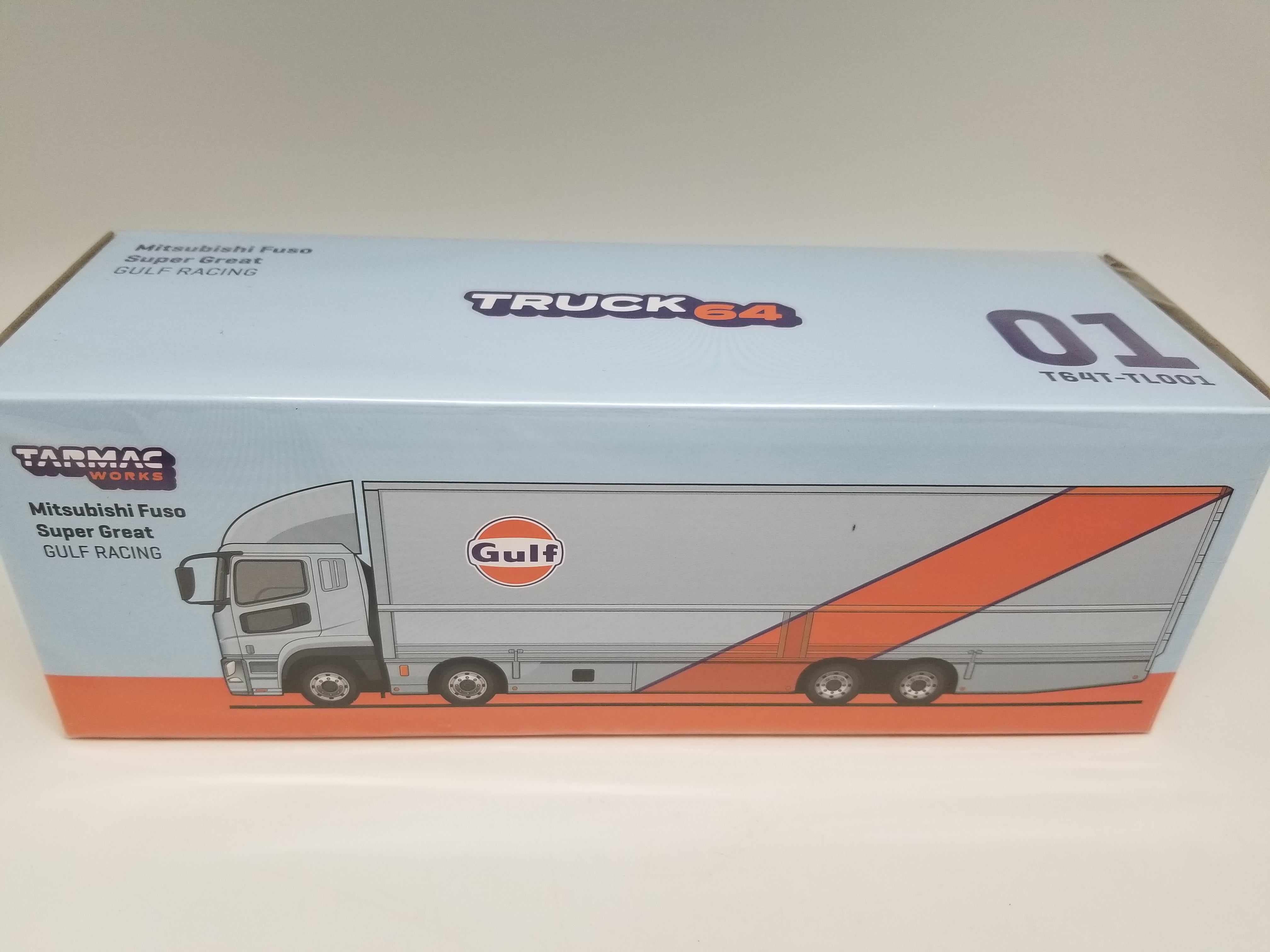 Tarmac Works - Mitsubishi Fuso Super Great - Gulf Racing 1:64