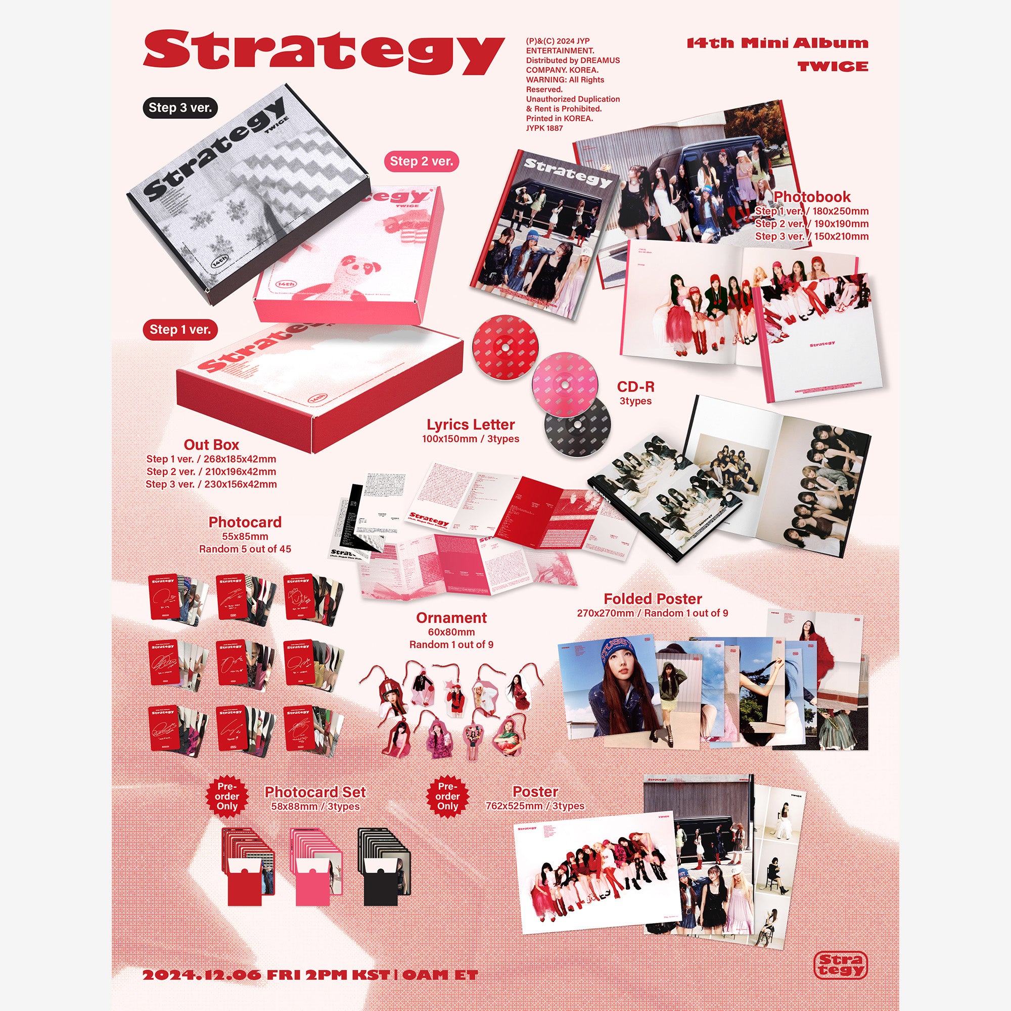 TWICE 14TH MINI ALBUM『STRATEGY』【輸入盤】 – JYP JAPAN ONLINE STORE