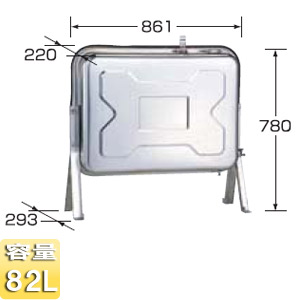 SOT-901U｜CHOFU油タンク[容量：82L][ステンレス製]
