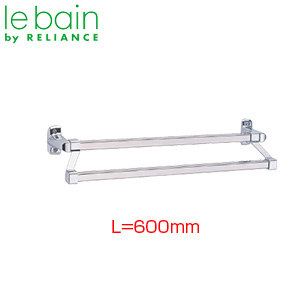 R1623-W-600｜リラインス○タオル掛け[二段式][角16]
