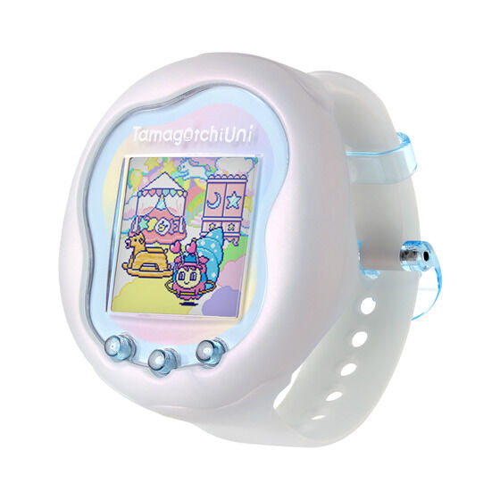 NEW] Tamagotchi Uni - Aurora Pink | Prism White Premium Bandai