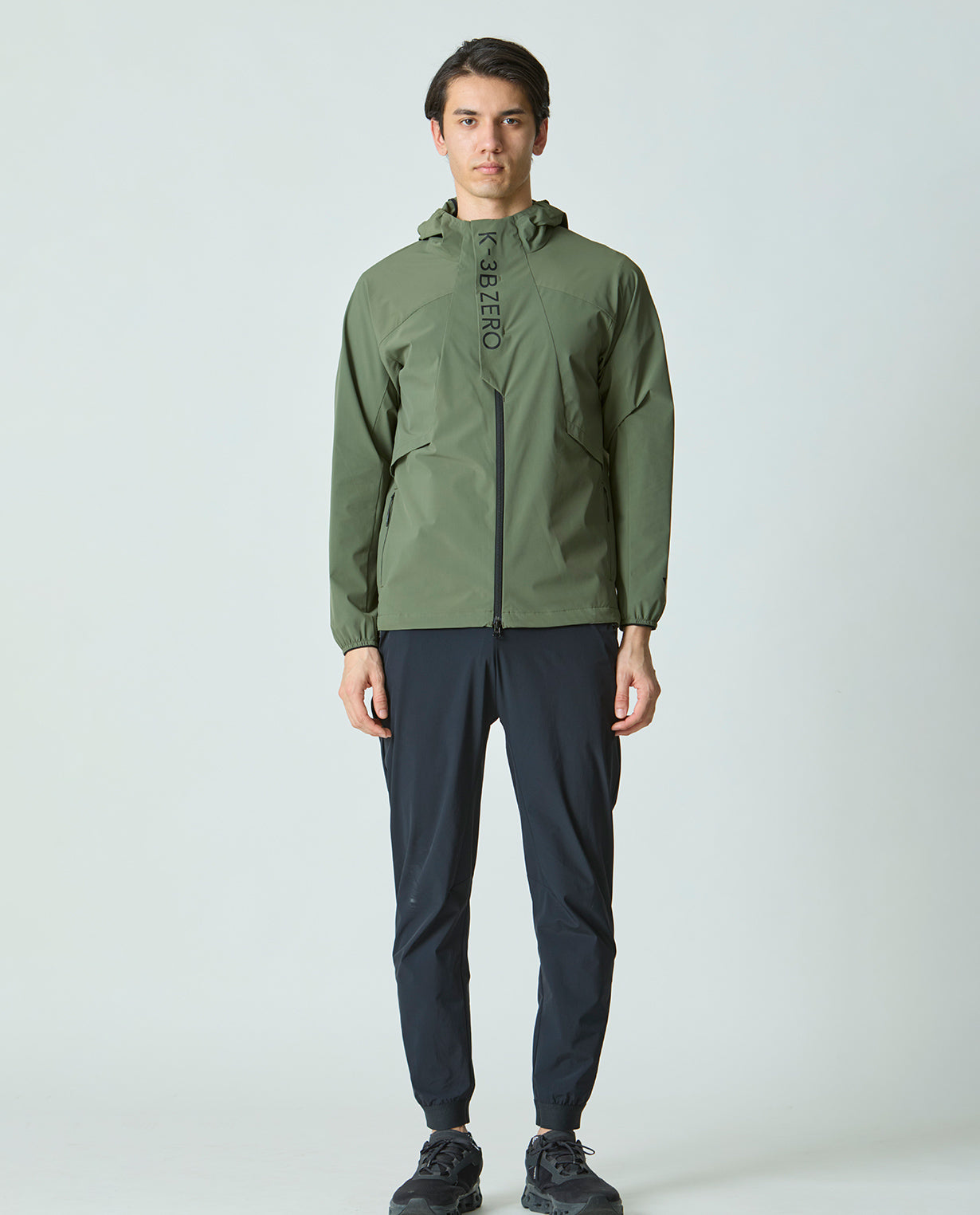 0_675_R アクティブストレッチ ライトウェイトジャケット (カーキ) – K