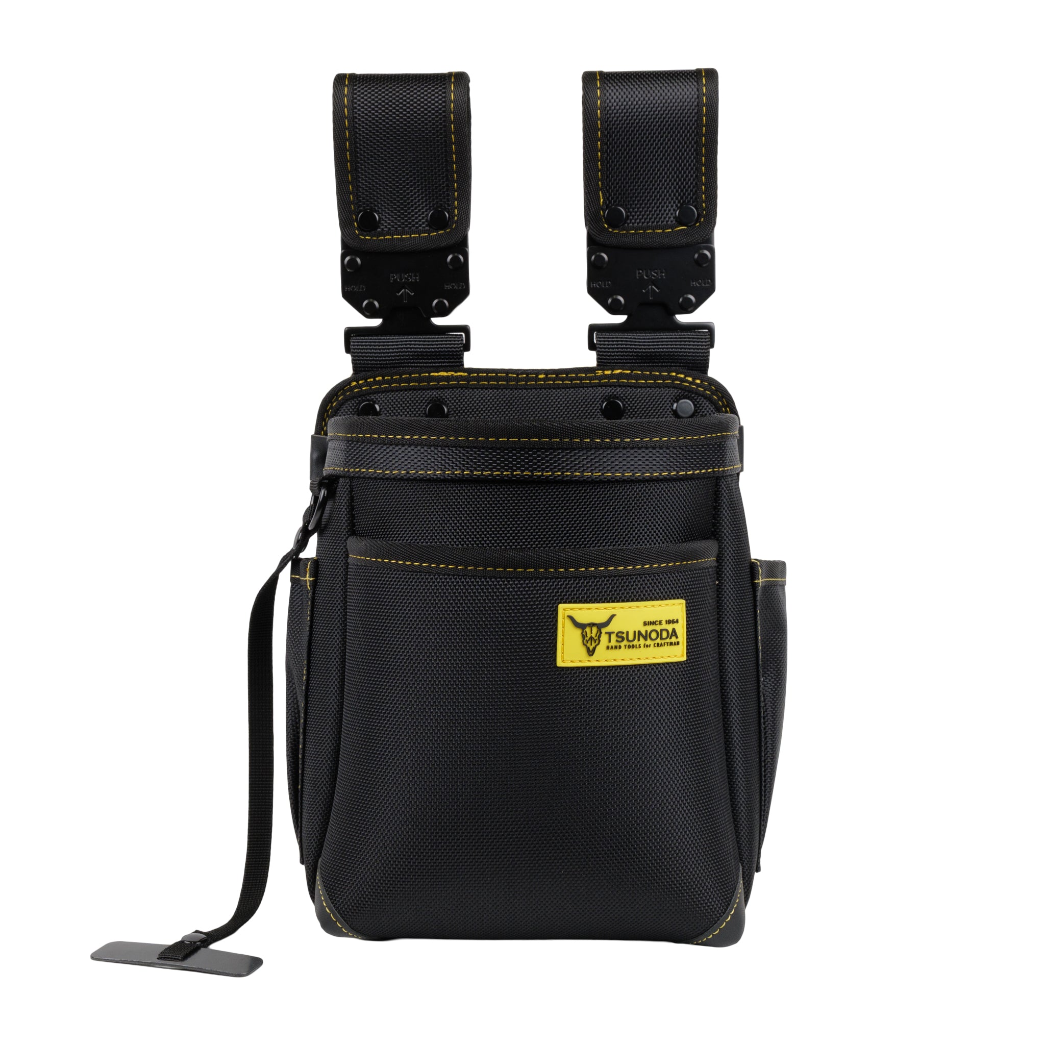 ツノダ LOCX 着脱式 腰袋 2段 バックル付 LX-PO2B