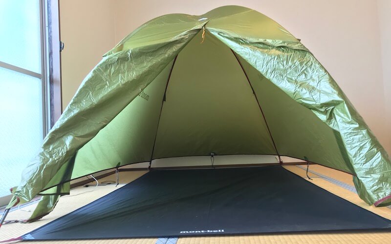 モンベルのステラジッリテントはシェルターとしても使えるからおすすめ