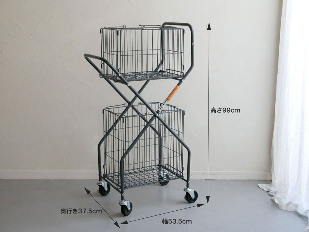 DULTON/ダルトン＞ランドリートローリー グレー – カチモ | カチある