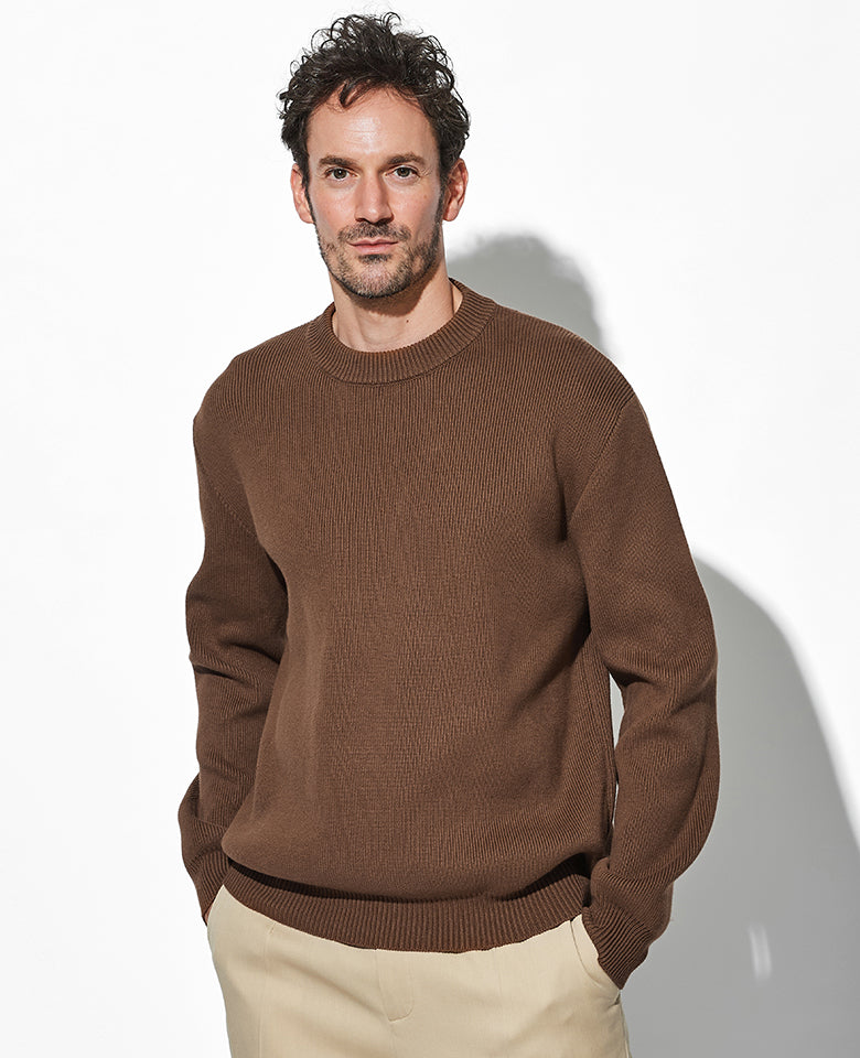 ラウンドネックセーター – 買えるLEON