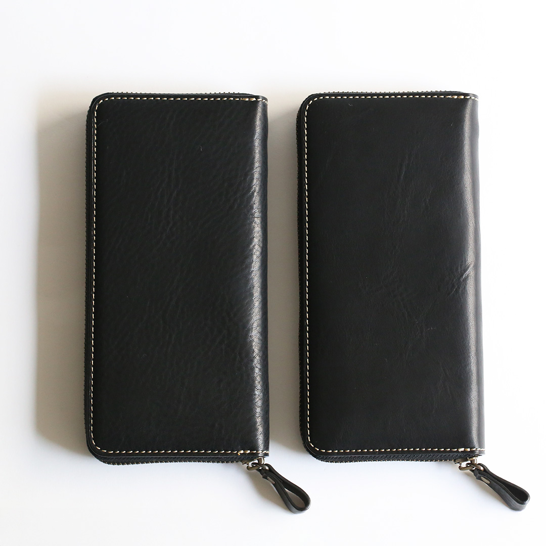 栃木レザー ラウンド長財布