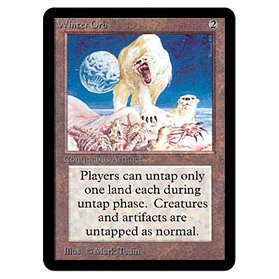 参考価格】MTG LEB 冬の宝珠/Winter Orb (英) | カード | 相場金額