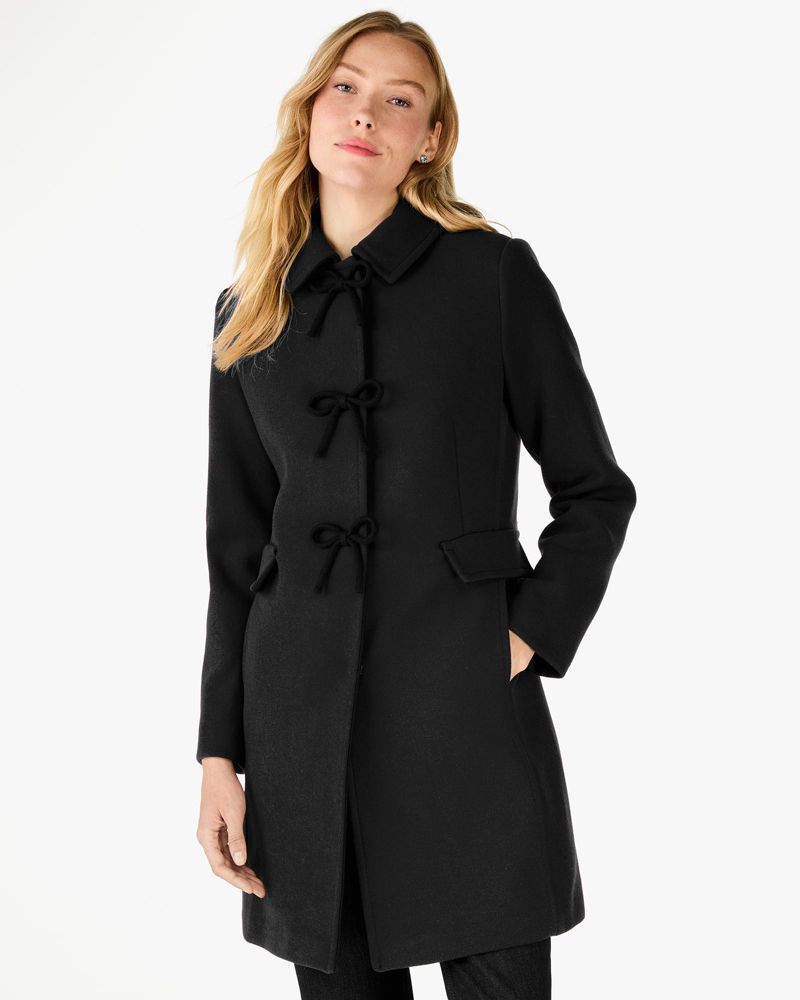 ボウ ディテール ウール コート | ウェア | ケイト・スペード