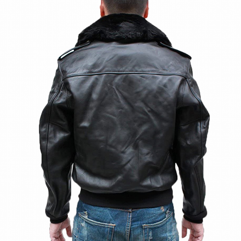 深水光太着用似❗️短丈 MIDWAY A-2 牛革 フライトジャケット 黒S 深水