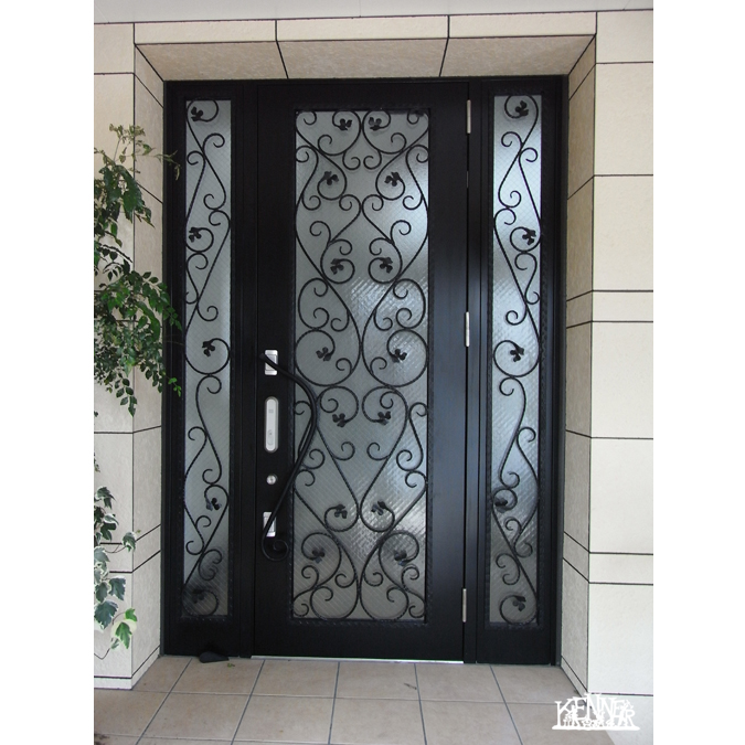 施工例 面格子No.7108 ロートアイアンなら株式会社Kenner ＜ケンナー＞