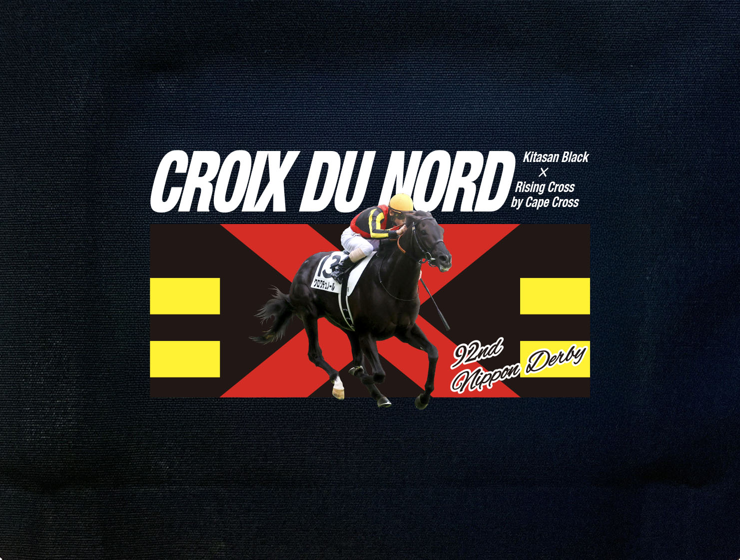 LEGEND HORSE「2025日本ダービー優勝馬」クロワデュノールトートバッグ