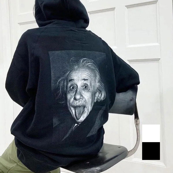 Sacai Einstein slogan Hoodie サカイ アインシュタイン スローガン
