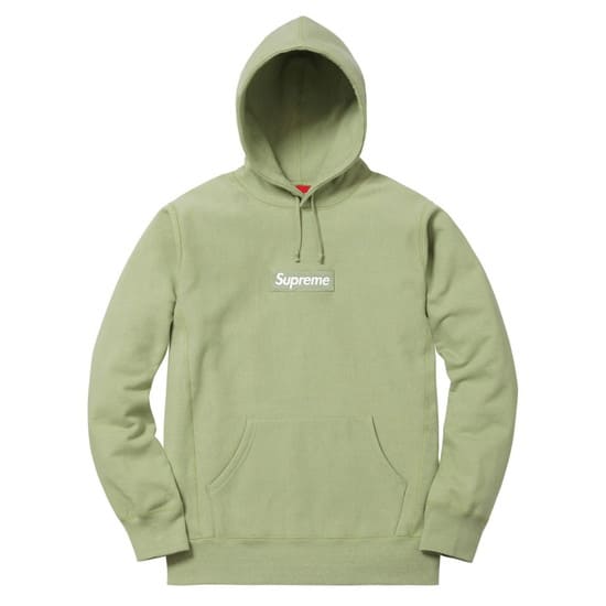 Supreme Box Logo Hooded SweatShirt 16AW Sage Green シュプリーム