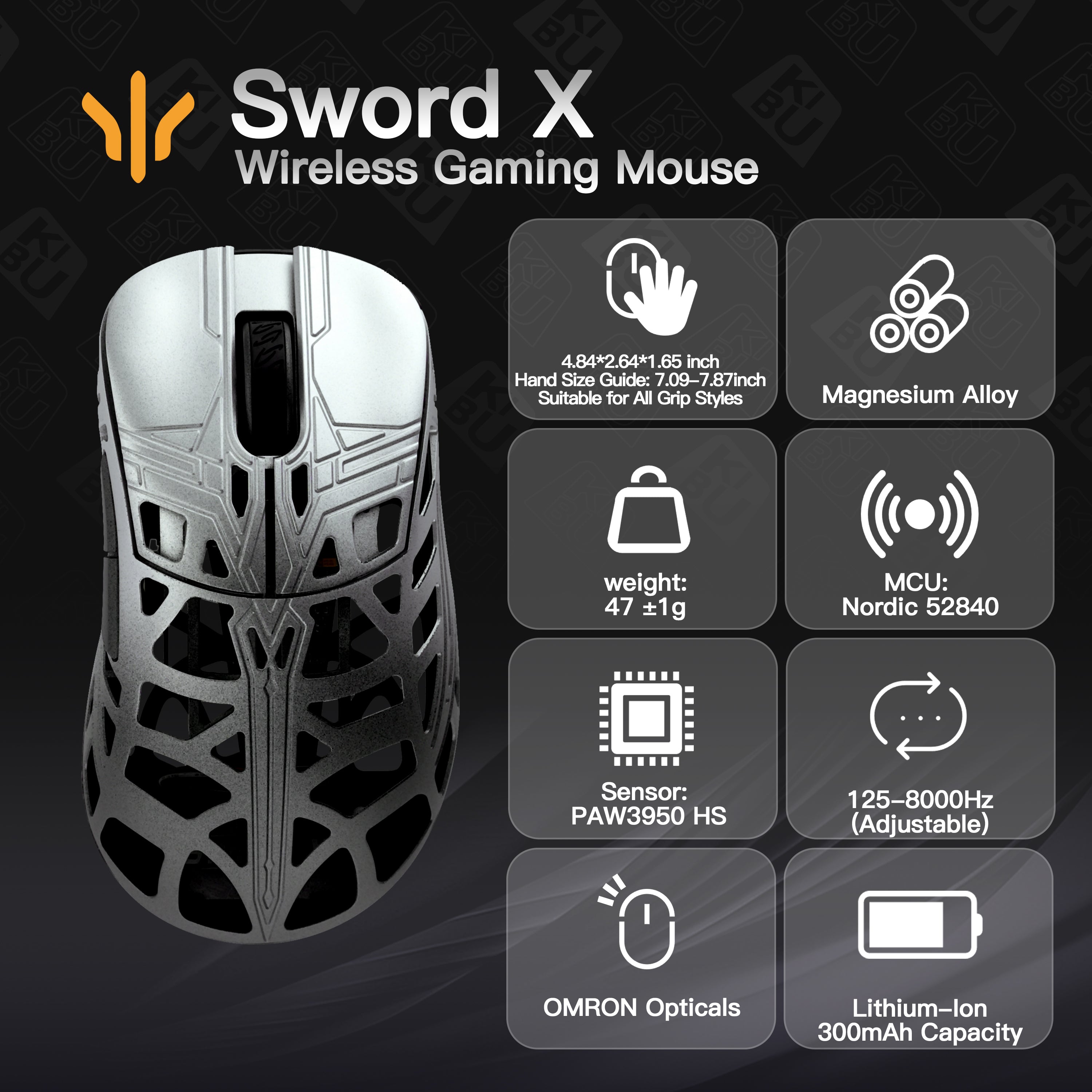 WLMOUSE Sword X Page2【ゲーミングマウス】