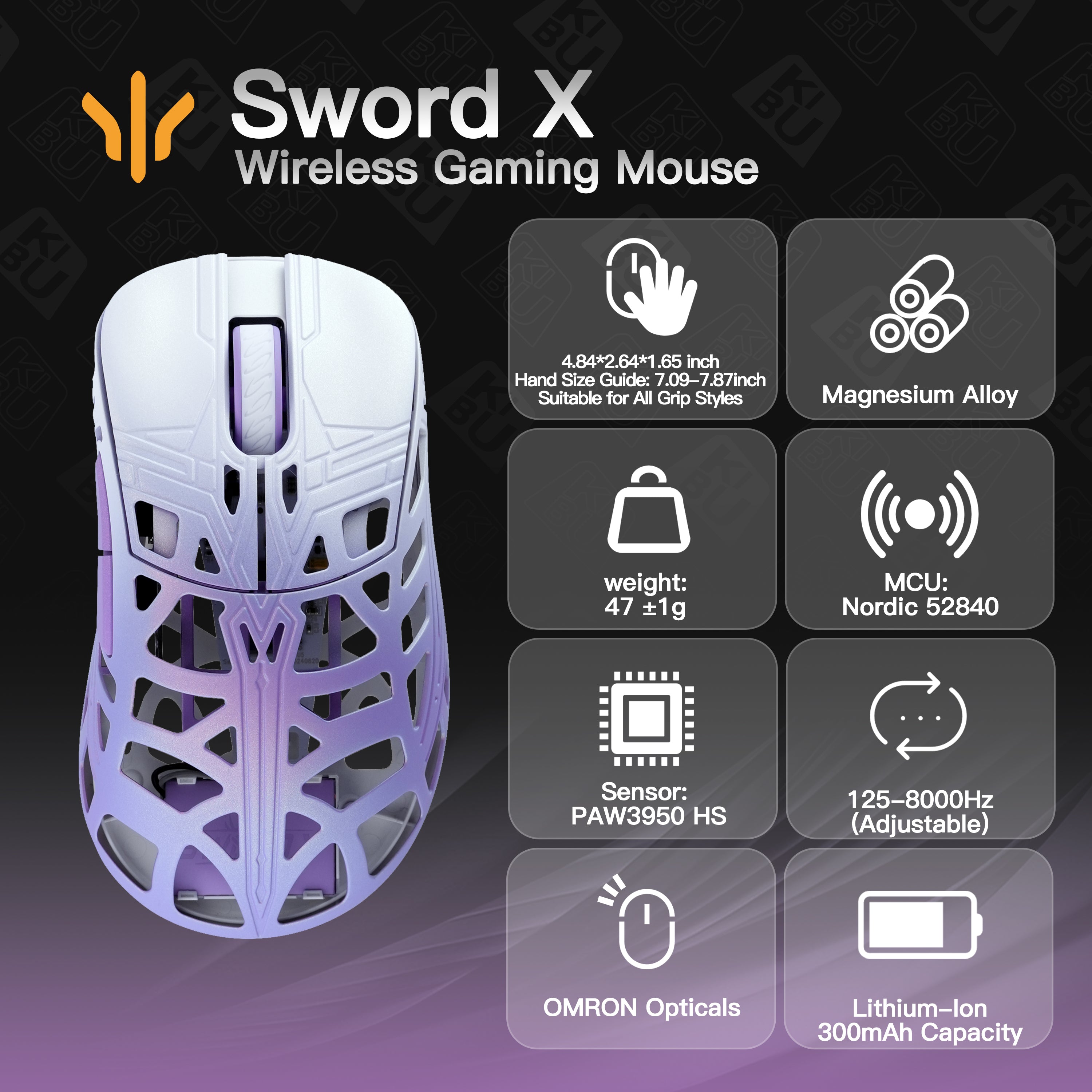 WLMOUSE Sword X Page2【ゲーミングマウス】