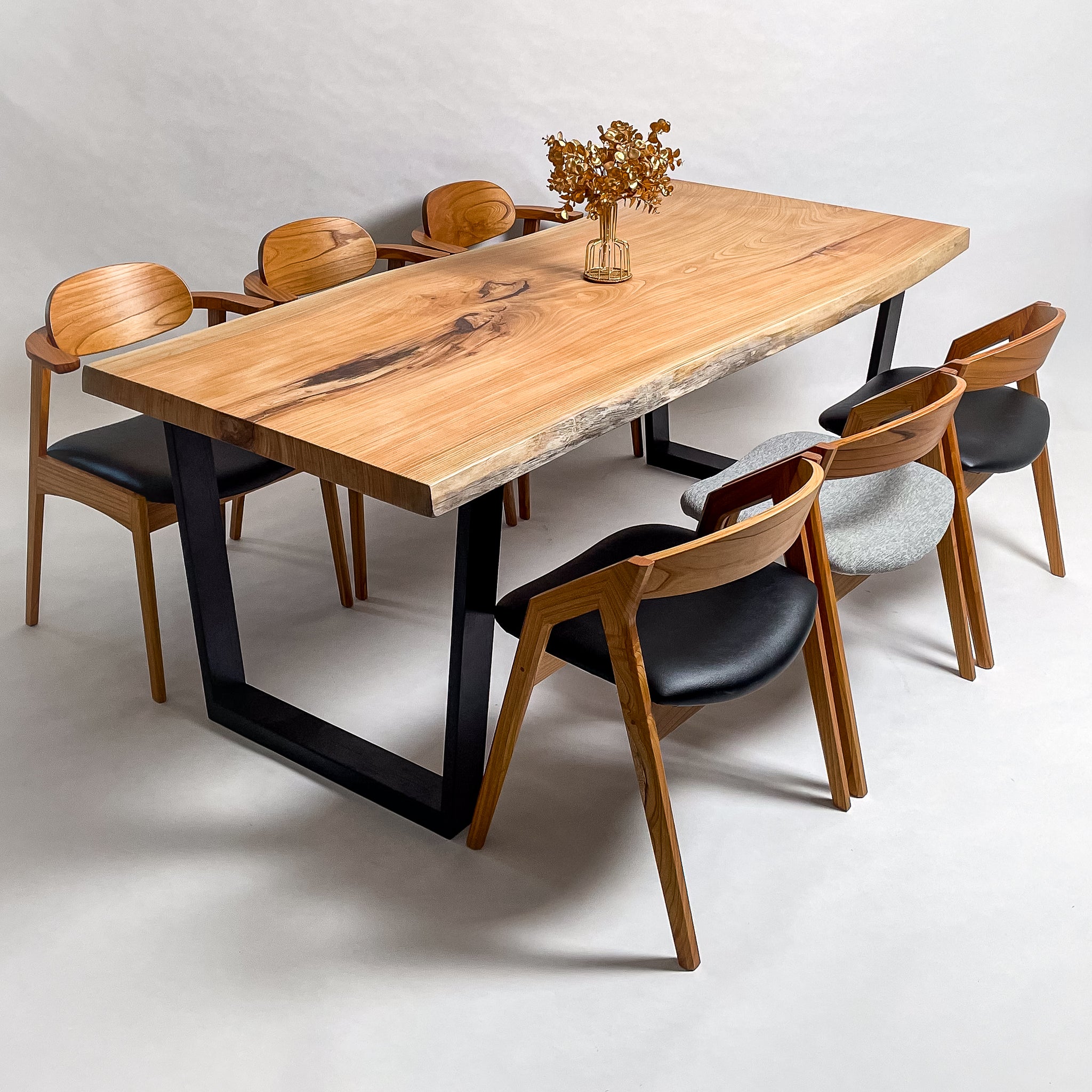 KIDOMEIMOKU 欅一枚板ダイニングテーブル｜190cm – 【公式】鬼童銘木