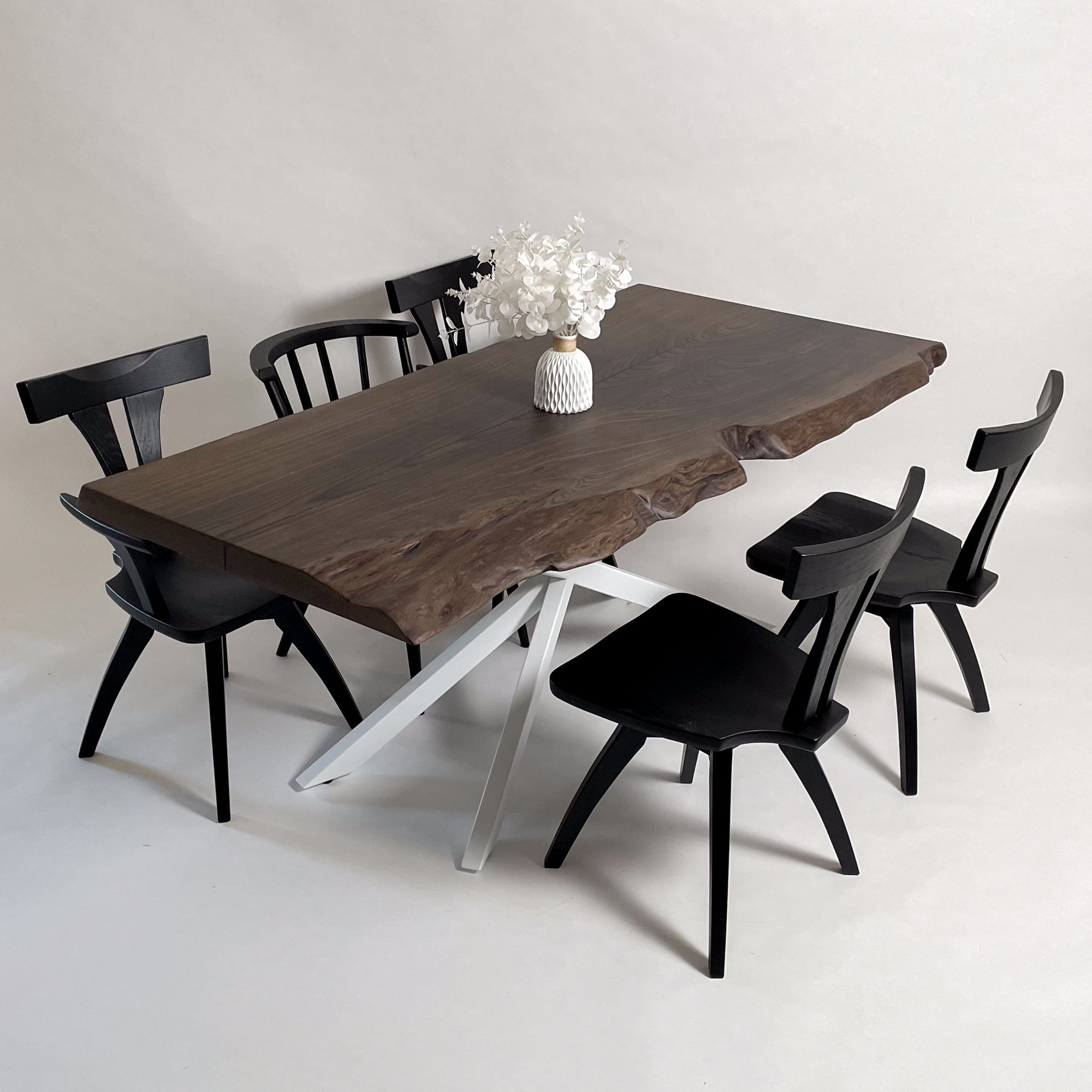 KIDOMEIMOKU 神代欅一枚板ダイニングテーブル｜180cm(6人掛け