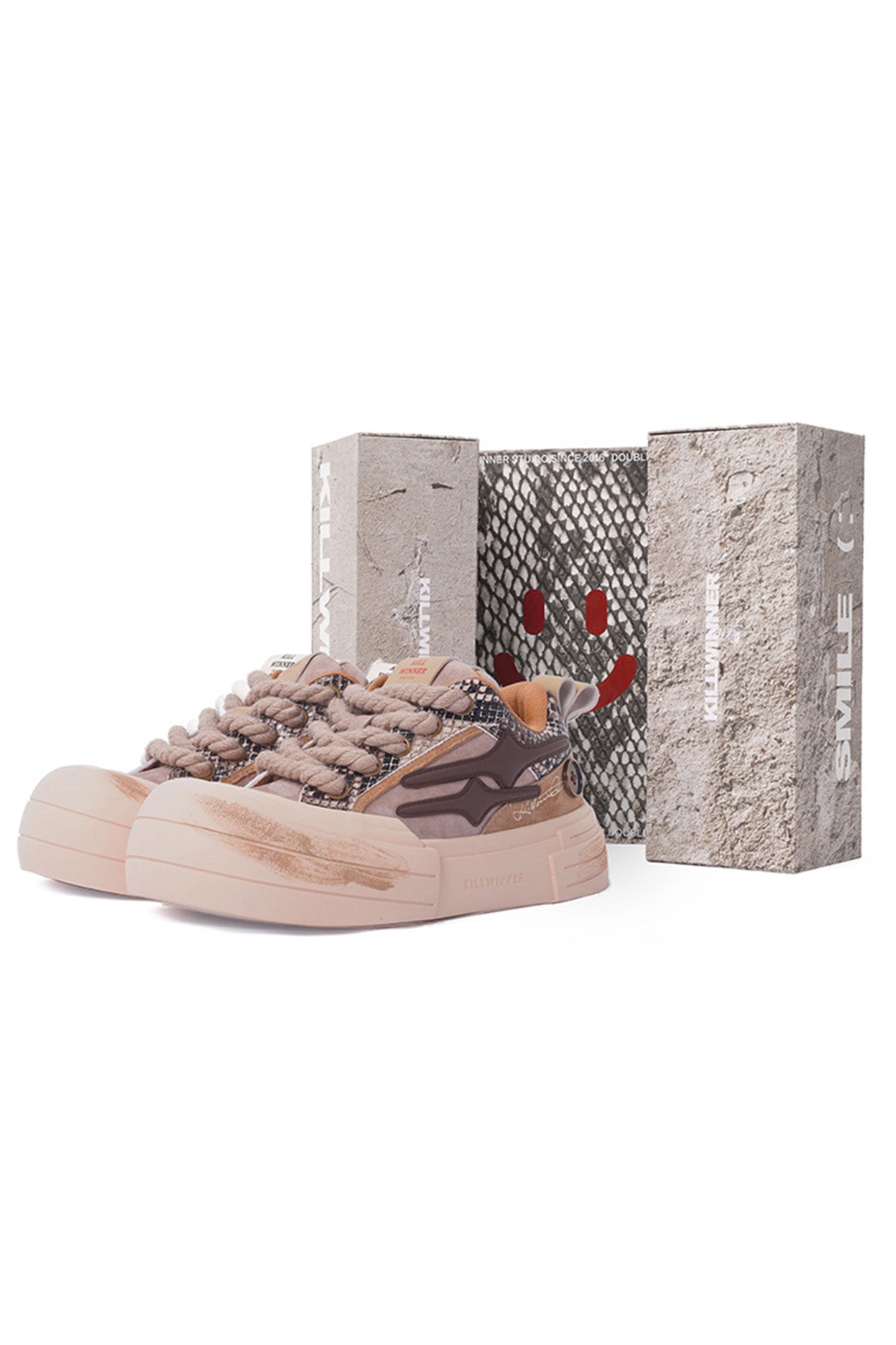 KILLWINNER-Smile Life Sneaker-Brown