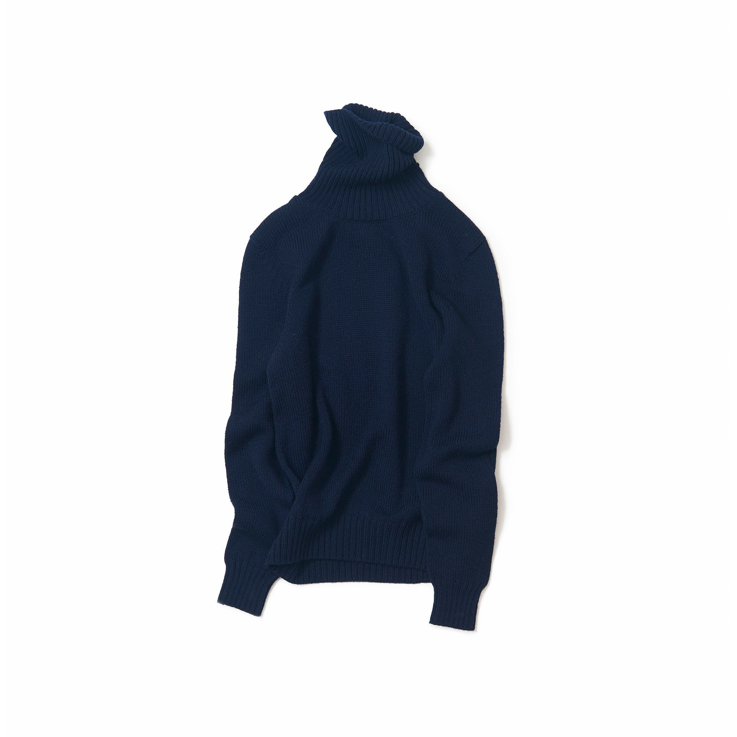 タートルニット・Navy / TOPS / Kyoko Kikuchi's Closet | 菊池京子の